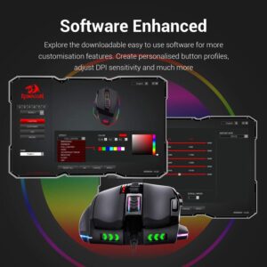 M801 Mammoth 16,400 DPI Programmable Laser Gaming Mouse