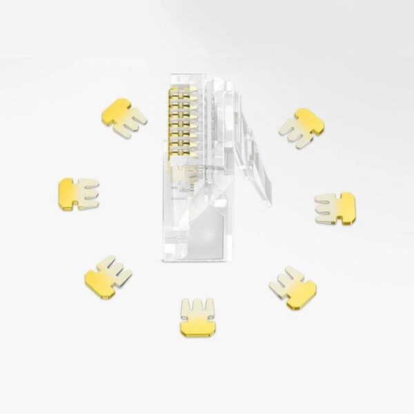 ⁦Cat 6 Unshielded RJ45 Modular Plugs 10 Pack - 50961⁩ - الصورة ⁦3⁩
