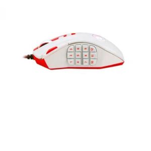 M901 GAMING MOUSE RGB LED BACKLIT 24000 DPI 18 PROGRAMMABLE BUTTONS FOR WINDOWS PC GAMING WHITE