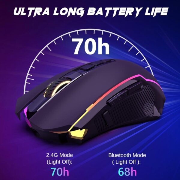 ⁦M914 Triple Mode Gaming Mouse⁩ - الصورة ⁦6⁩