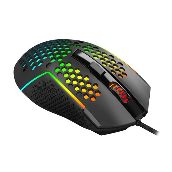 M987P-K REAPING ELITE Lightweight Gaming Mouse 55Grams – 32,000 DPI (Black) - Image 4