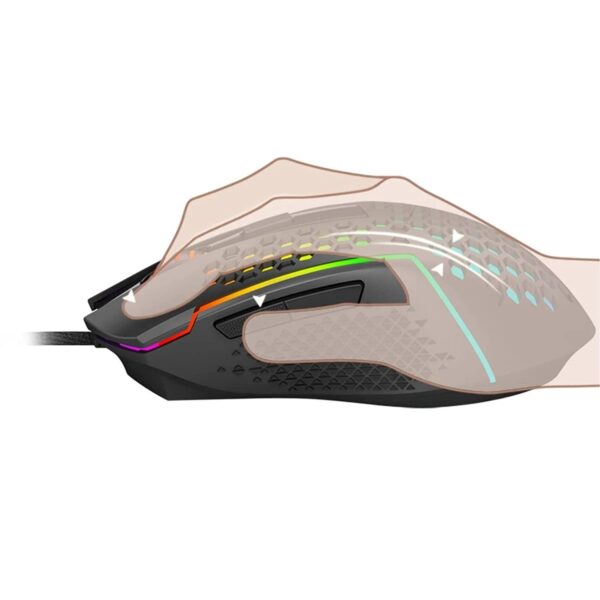 M987P-K REAPING ELITE Lightweight Gaming Mouse 55Grams – 32,000 DPI (Black) - Image 6