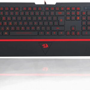K502 RGB Silent Gaming Keyboard RGB LED Backlit,104 Key with Wrist Rest