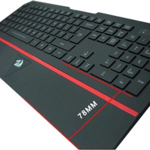 K502 RGB Silent Gaming Keyboard RGB LED Backlit,104 Key with Wrist Rest