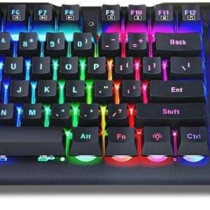 K506 Centaur 2 RGB Gaming Keyboard - Rainbow Backlighting and 10 Lighting Effects