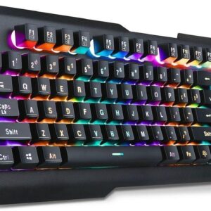 K506 Centaur 2 RGB Gaming Keyboard - Rainbow Backlighting and 10 Lighting Effects
