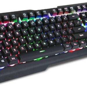 K506 Centaur 2 RGB Gaming Keyboard - Rainbow Backlighting and 10 Lighting Effects