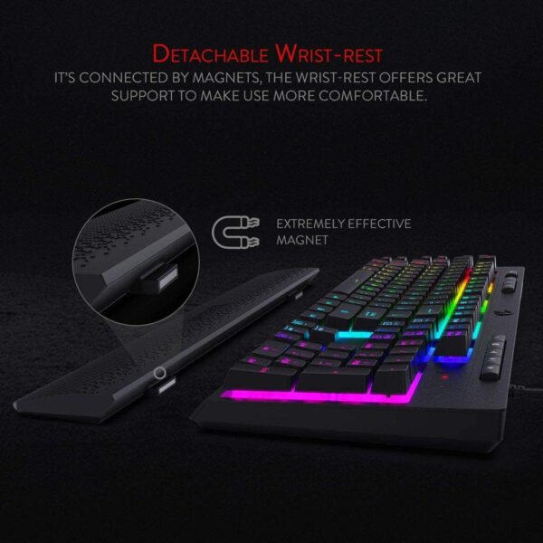 K512 Shiva RGB Gaming Keyboard (Black) - Image 2