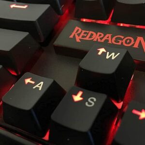 K552 Mechanical Gaming Keyboard LED RED Backlit Wired Keyboard with Red Switches