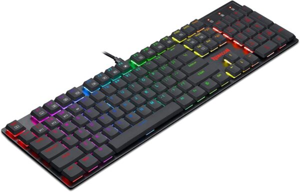 K535 APAS Gaming Mechanical Keyboard - Low Profile Blue Switches -Black - Image 4