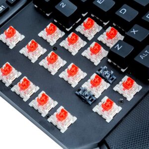 K550 YAMA Keyboard Full RGB Mechanical Gaming Keyboard - Red Switches,Macro