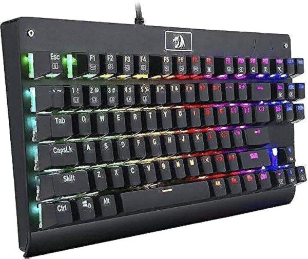 K568 Gaming Mechanical Keyboard Blue Switch TKL 87 Key Rainbow