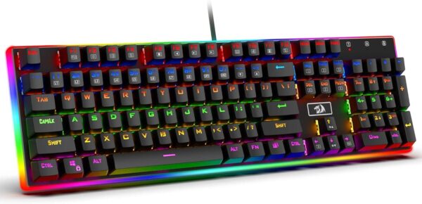 K577R Kali Gaming Mechanical Keyboard - Red Switches (Black)