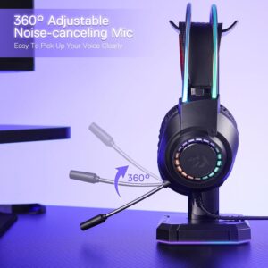 H231 Gaming Headset, RGB, 3.5mm+USB Connection, Black