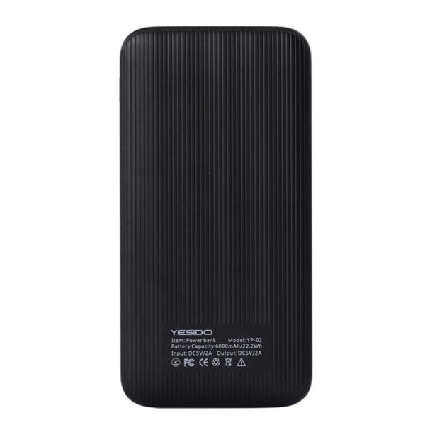 YP-02 Power Bank 6000mah - Image 2