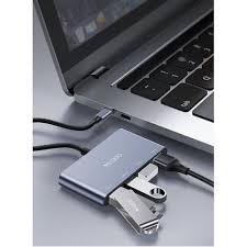 Hb13 0.15m Usb C Hub Aluminum Type C fast data transmission