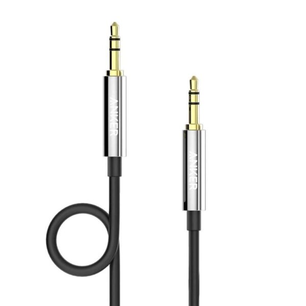 Powerline 3.5mm Male to Male Audio Cable 4ft, Black