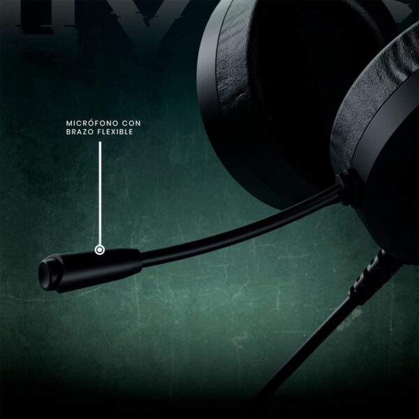 HYLAS H260 RGB Gaming Headset Compatible With Multi Diveces - Black - Image 6
