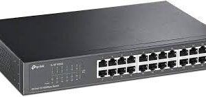 24-Port 10/100M Switch, 24 10/100M RJ45 Ports, 1U 13-inch Rack-mountable Steel Case