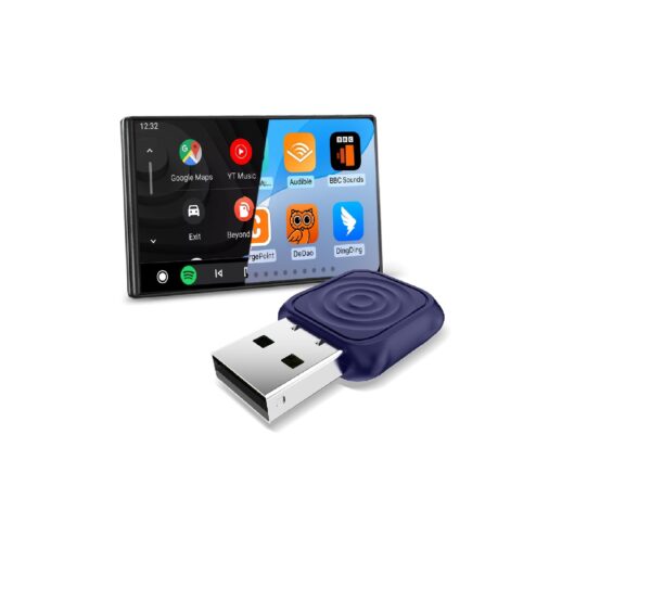 Carlinkit Mini Ultra, Wireless Carplay Adapter, For Cars With Built-in Apple Car Play & Android Auto, Convert Wired to Wireless CarPlay & Android Auto