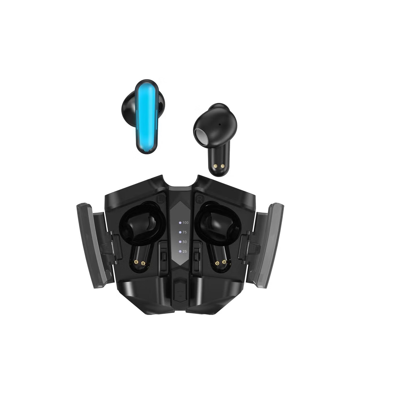 Infinix XBuds 3GT - XE30 - Black Bluetooth Earbuds, Clear Calls & Sound with 4 Mics, ENC Noise Cancellation, Long Battery life 28 hours, Wireless earphone, IPX4 Water resistant multicolour